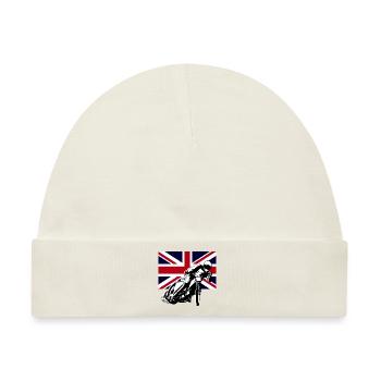 Speedway - Union Jack - Baby Premium Organic Mütze - Naturweiß - Vorne