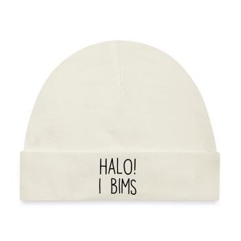 HALO! I BIMS - Baby Premium Organic Mütze - Naturweiß - Vorne