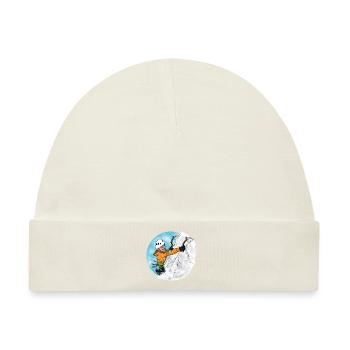 Bergsteiger - Eiskletterer - Kletter T-Shirt - Baby Premium Organic Mütze - Naturweiß - Vorne