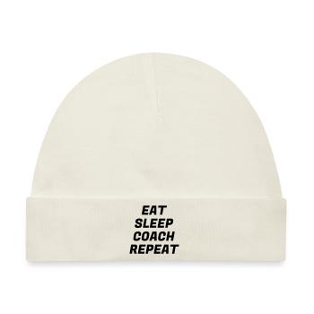 Coach / Coaching / Trainer / Sport - Baby Premium Organic Mütze - Naturweiß - Vorne