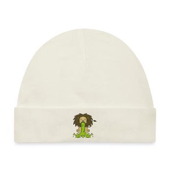 Löwe kotzt Lion pukes Kinder Shirt - Baby Premium Organic Mütze - Naturweiß - Vorne