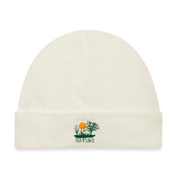 Natur - Baby Premium Organic Mütze - Naturweiß - Vorne