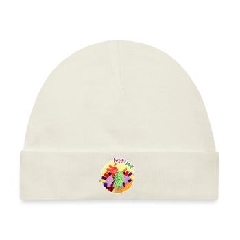 Handschuh-Hahn - Baby Premium Organic Mütze - Naturweiß - Vorne