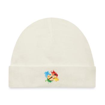 Künstlerfarbe Palette Kunsthandwerk Maler Geschenk - Baby Premium Organic Mütze - Naturweiß - Vorne