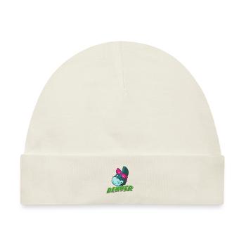 Lächelndes Denver - Baby Premium Organic Mütze - Naturweiß - Vorne