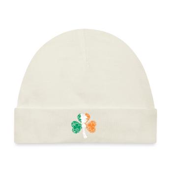 Shamrock St. Patrick's Day - Baby Premium Organic Mütze - Naturweiß - Vorne