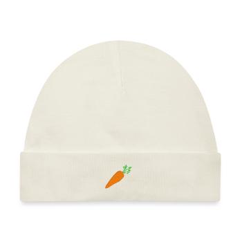 Karotte - Baby Premium Organic Mütze - Naturweiß - Vorne
