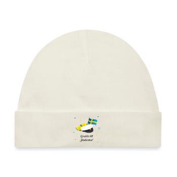 Abschlussfeier 2024 Abiturfeier - Baby Premium Organic Mütze - Naturweiß - Vorne