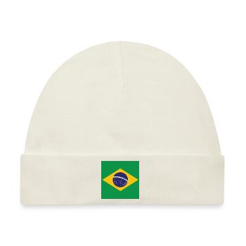 Brasilien - Baby Premium Organic Mütze - Naturweiß - Vorne