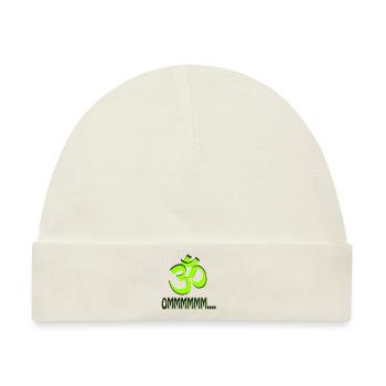 MANTRA OMMMMMMMM ...... - Baby Premium Organic Mütze - Naturweiß - Vorne