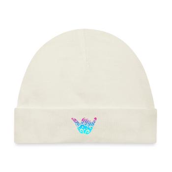 Maori Shaka Sign Tribal Tattoo-Geschenkidee - Baby Premium Organic Mütze - Naturweiß - Vorne
