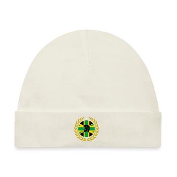 UNITY JAM SKA LAUREL DESIGN - Baby Premium Organic Mütze - Naturweiß - Vorne