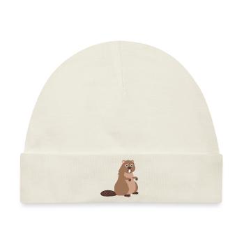 Biber - Baby Premium Organic Mütze - Naturweiß - Vorne