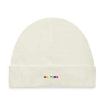 Gay Pride - Baby Premium Organic Mütze - Naturweiß - Vorne
