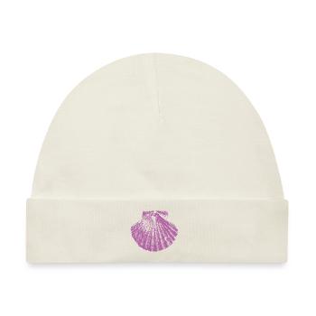 Jakobsmuschel Camino de Santiago - Baby Premium Organic Mütze - Naturweiß - Vorne