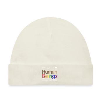 Human Beings - Baby Premium Organic Mütze - Naturweiß - Vorne