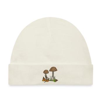 Pilze - Baby Premium Organic Mütze - Naturweiß - Vorne
