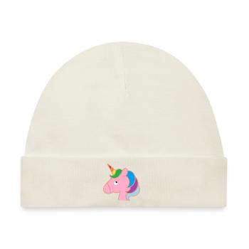 Pony - Baby Premium Organic Mütze - Naturweiß - Vorne