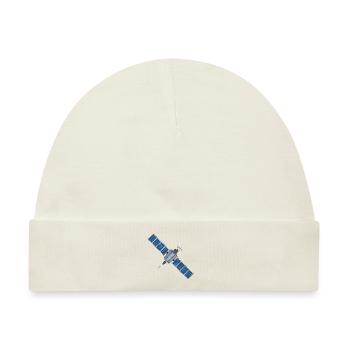 Satellit - Baby Premium Organic Mütze - Naturweiß - Vorne