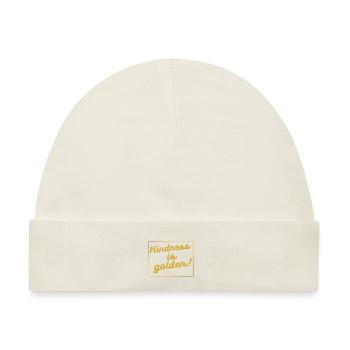 Kindness is golden - Baby Premium Organic Mütze - Naturweiß - Vorne