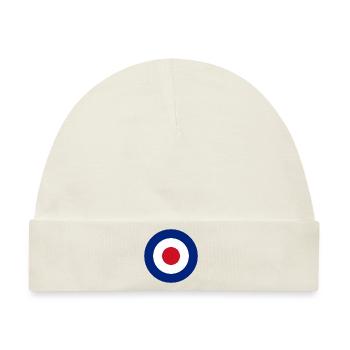 Mod Target - Randall Logo - Baby Premium Organic Mütze - Naturweiß - Vorne