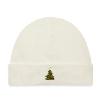 tannenbaum - Baby Premium Organic Mütze - Naturweiß - Vorne