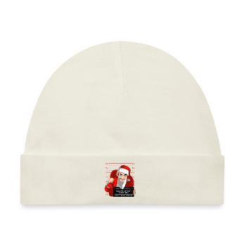 Nikolaus illegal Border Crossing - Baby Premium Organic Mütze - Naturweiß - Vorne