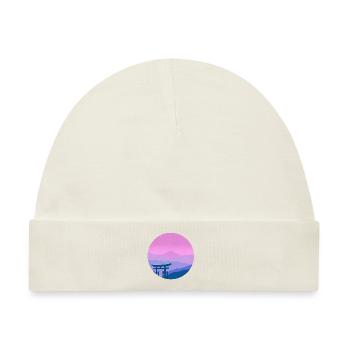 Vaporwave Japan - Baby Premium Organic Mütze - Naturweiß - Vorne