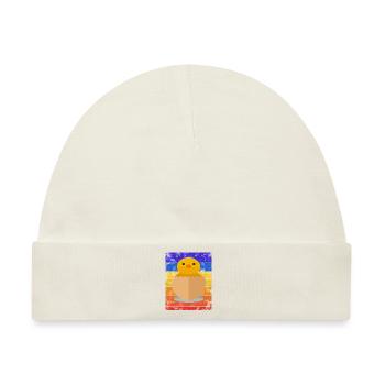 Küken Sunset - Baby Premium Organic Mütze - Naturweiß - Vorne