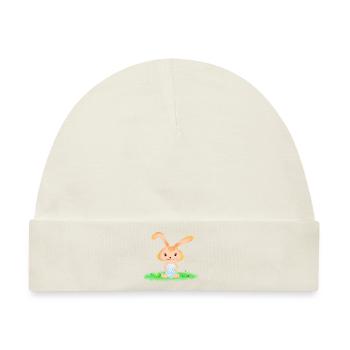 süßer Osterhase - Baby Premium Organic Mütze - Naturweiß - Vorne