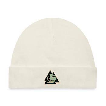 Viking Valknut Norse Symbol Raben Hugin Munin - Baby Premium Organic Mütze - Naturweiß - Vorne