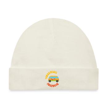 Positive Schwingung. - Baby Premium Organic Mütze - Naturweiß - Vorne