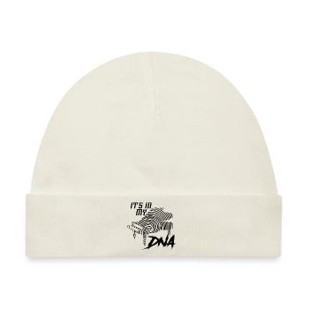 Piano Klavier Design Fingerabdruck - Baby Premium Organic Mütze - Naturweiß - Vorne