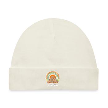 Azteken Mexiko - Baby Premium Organic Mütze - Naturweiß - Vorne