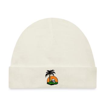 Strandschädel - Baby Premium Organic Mütze - Naturweiß - Vorne