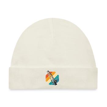 Windsurfen Retro Surfen Windsurfer Windsurfing - Baby Premium Organic Mütze - Naturweiß - Vorne