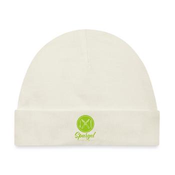 Spargel magen Geschenk Landwirt Erntezeit - Baby Premium Organic Mütze - Naturweiß - Vorne