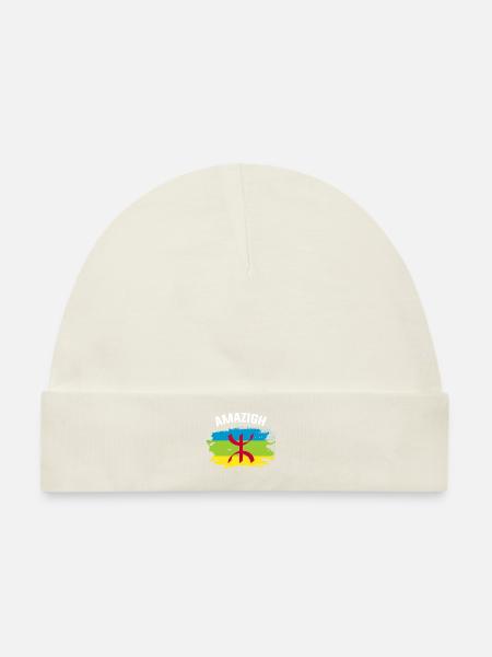 Amazigh - Baby Premium Organic Mütze - Naturweiß