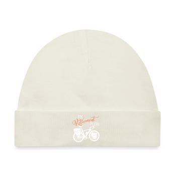 Radtour Radwandern Radurlaub - Baby Premium Organic Mütze - Naturweiß - Vorne