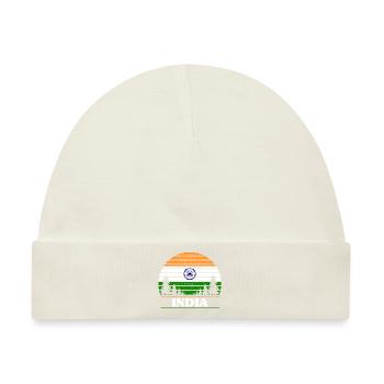 Indien - Baby Premium Organic Mütze - Naturweiß - Vorne