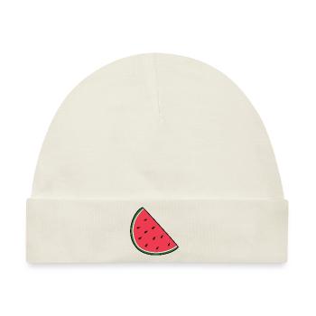 Wassermelone - Baby Premium Organic Mütze - Naturweiß - Vorne