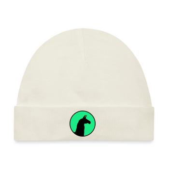 Lama Alpaka Südamerika Lateinamerika Tierwelt Inka - Baby Premium Organic Mütze - Naturweiß - Vorne