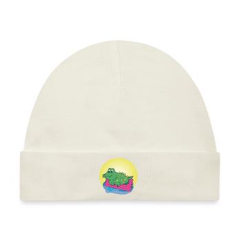 Kai Krokodil - Geschenk - Geschenkidee - Baby Premium Organic Mütze - Naturweiß - Vorne