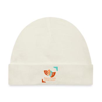 Theater - Baby Premium Organic Mütze - Naturweiß - Vorne