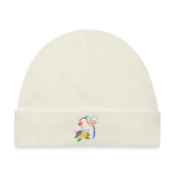 Kolibri-Nest - Baby Premium Organic Mütze - Naturweiß - Vorne