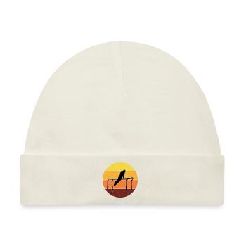 Kunstturnen Parallel bars Turner Vintage - Baby Premium Organic Mütze - Naturweiß - Vorne