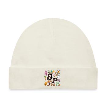 Sinterklaas Süßigkeiten - Baby Premium Organic Mütze - Naturweiß - Vorne