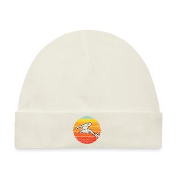 Weitsprung Dreisprung Weitspringer Sportlehrer - Baby Premium Organic Mütze - Naturweiß - Vorne