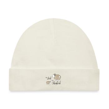 Christliches Design Der Herr ist mein Hirte - Baby Premium Organic Mütze - Naturweiß - Vorne
