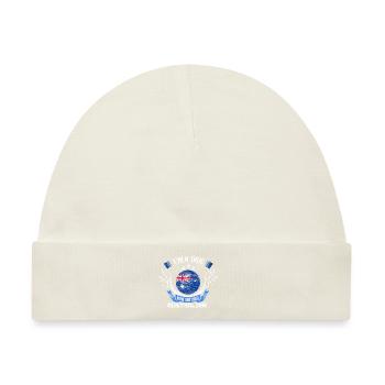 Australien Känguru Kontinent Geschenk - Baby Premium Organic Mütze - Naturweiß - Vorne
